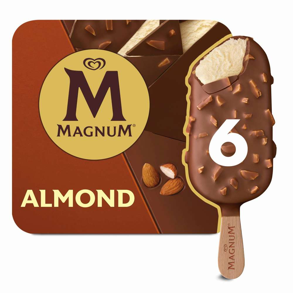 Produktabbildung Magnum Stiel-Eis, Mandel