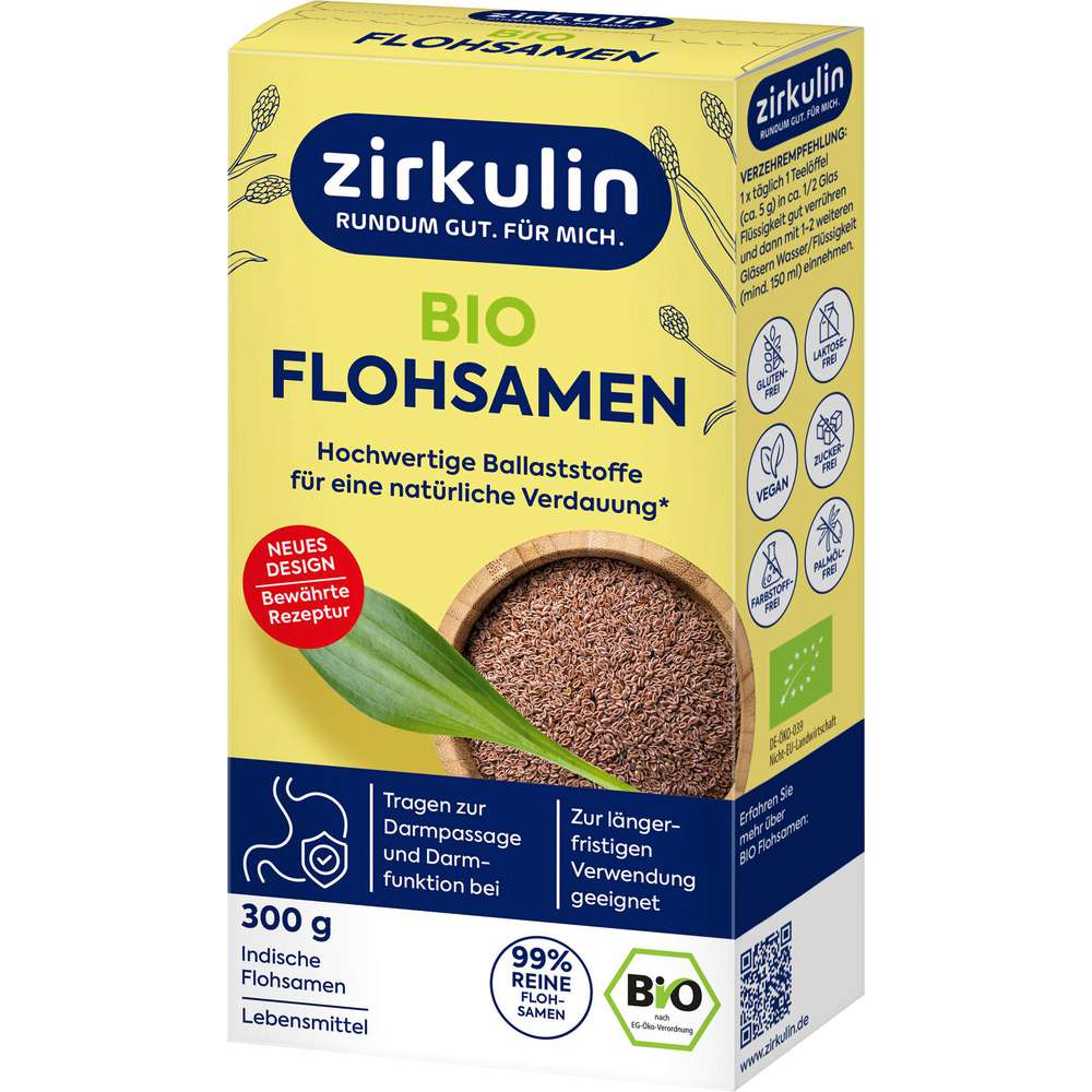 Produktabbildung Zirkulin Bio Flohsamen