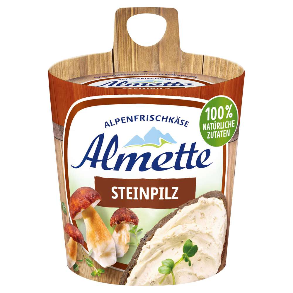 Produktabbildung Almette Frischkäse, Steinpilz