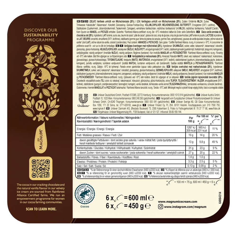 Produktabbildung Magnum Stiel-Eis, Classic