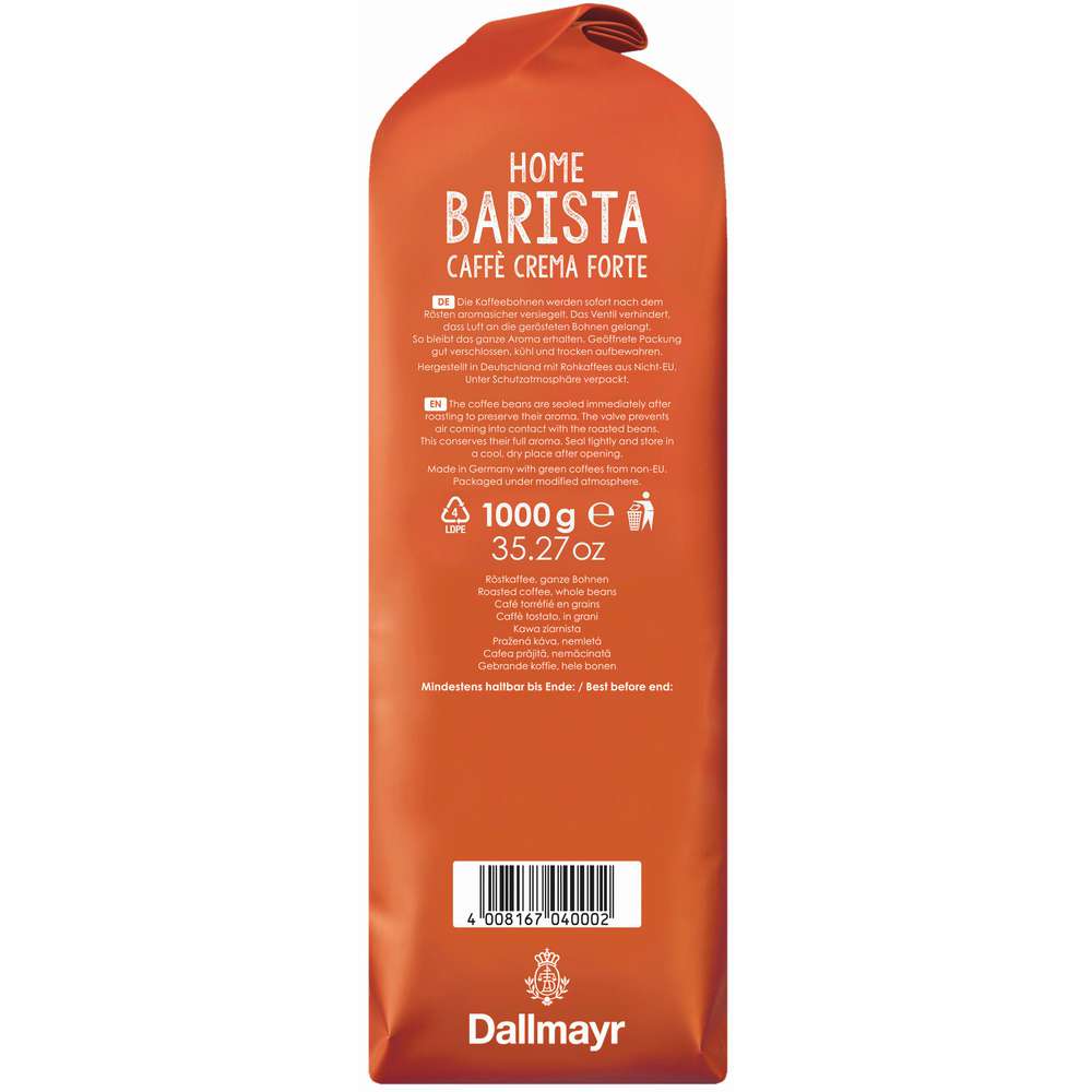 Produktabbildung Dallmayr Home Barista, Caffè Crema Forte
