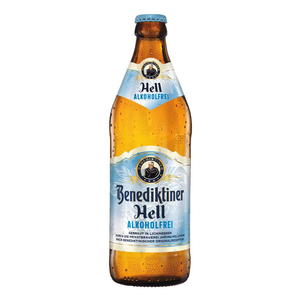 Produktabbildung Benediktiner Helles Bier, alkoholfrei