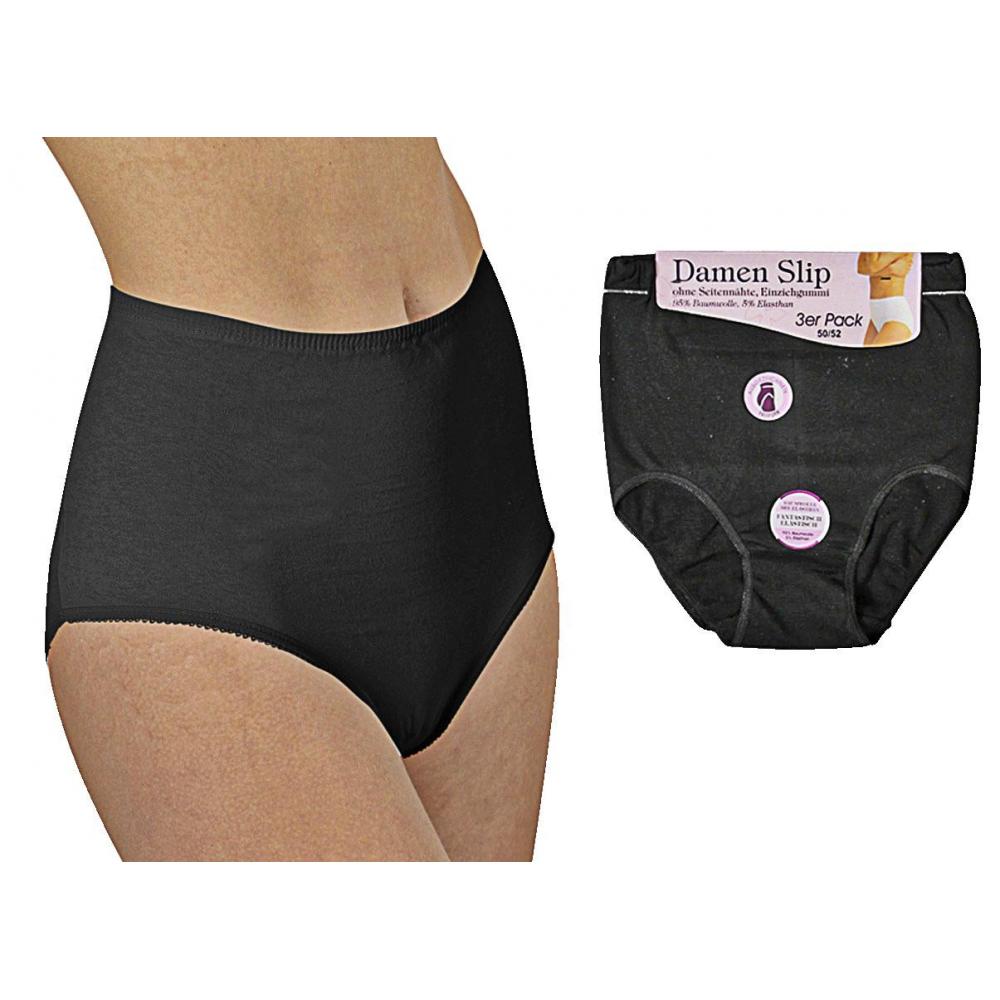 Produktabbildung keine Marke Damen-Taillen-Slips, je 3er-Pack