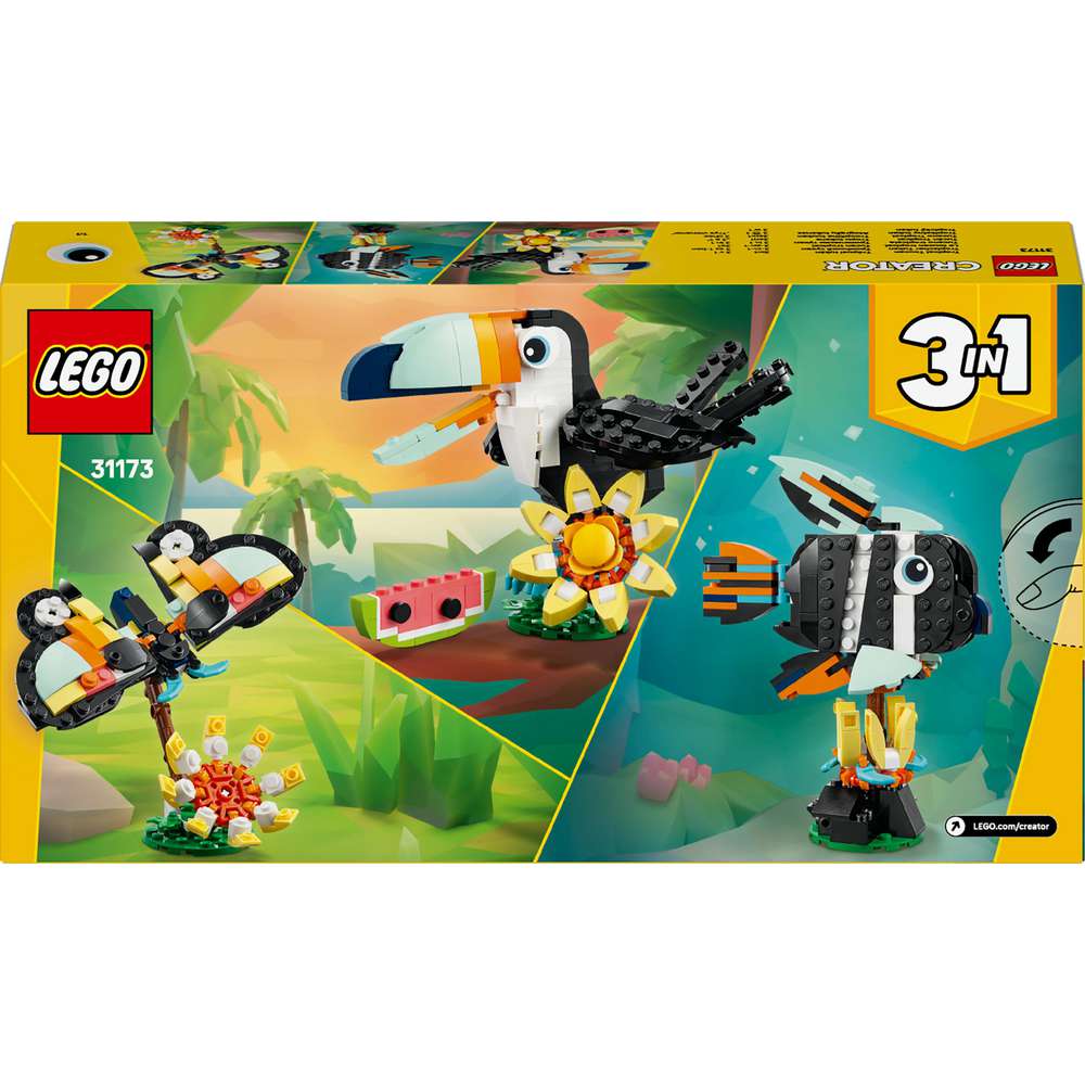 Produktabbildung Lego LEGO Creator Wilde Tiere: Tropischer Tukan 31173