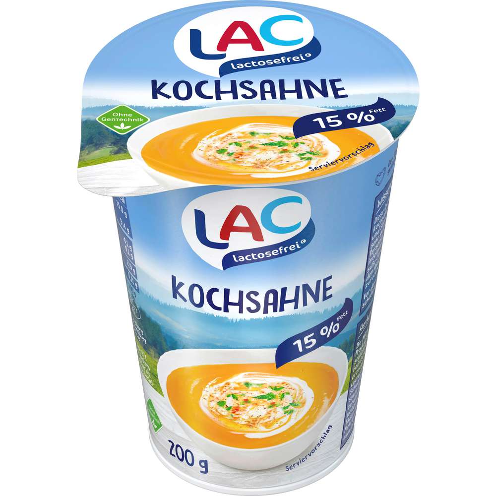 Produktabbildung LAC Kochsahne, Lactosefrei 15 % Fett