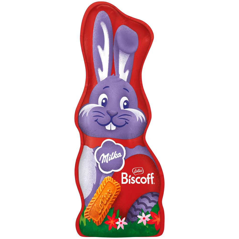 Produktabbildung Milka Osterhase Biscoff