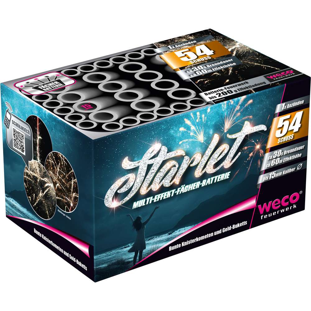 Produktabbildung Weco Starlet , Multi-Effekt-Fächer-Batterie