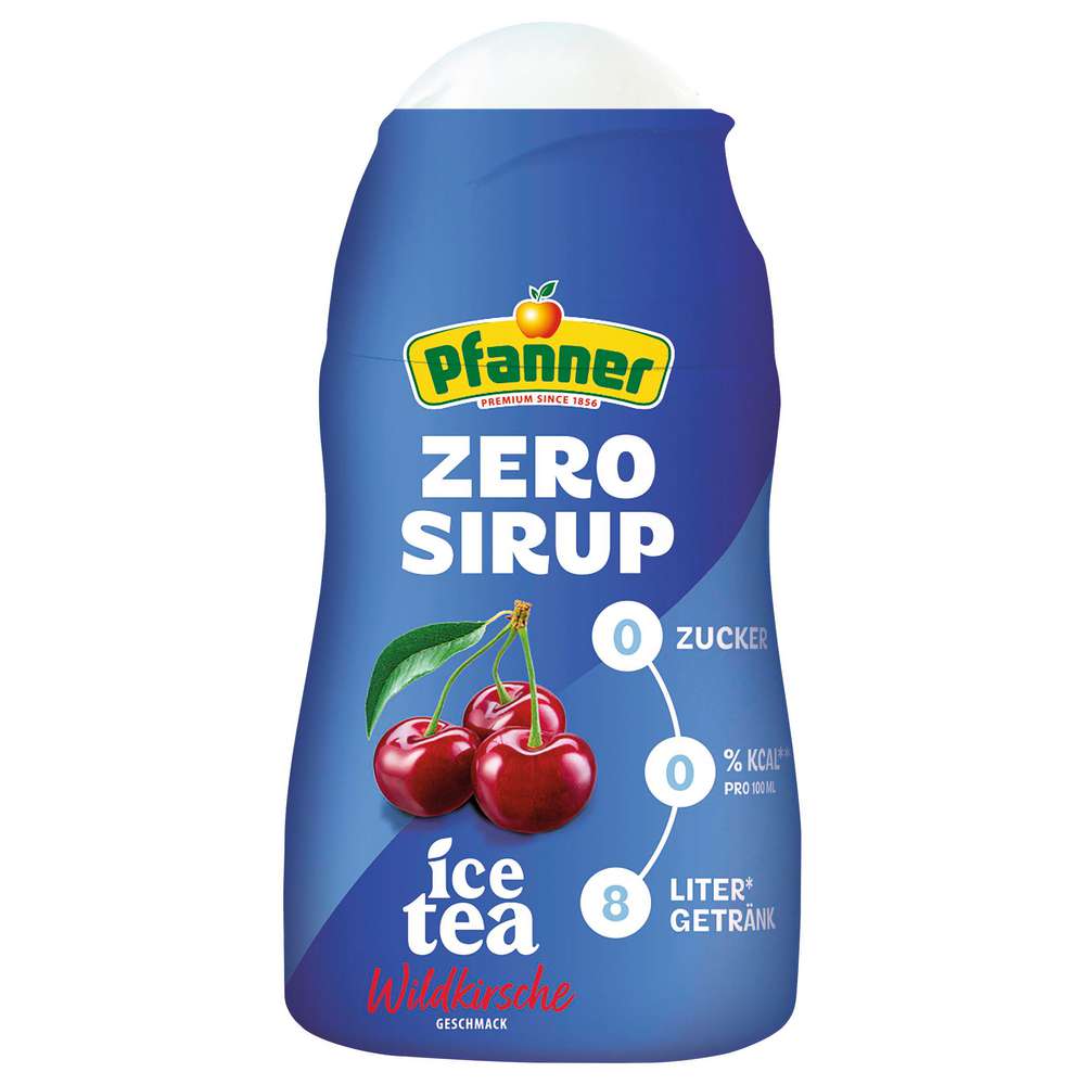Produktabbildung Pfanner Sirup Zero Wildkirsche