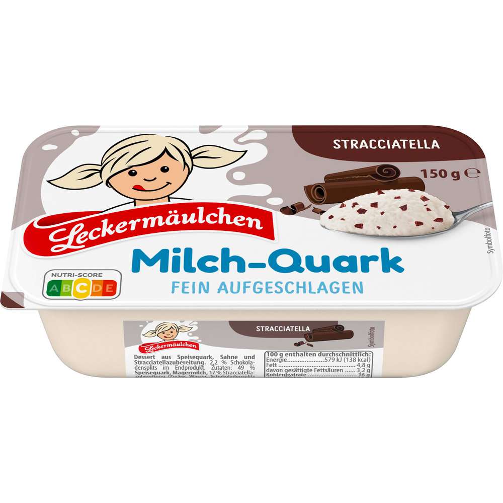 Produktabbildung Leckermäulchen Milchquark, Stracciatella