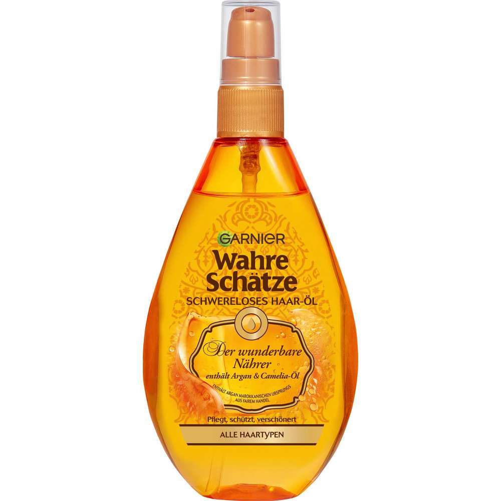 Produktabbildung Garnier Haaröl Wahre Schätze, Argan + Cameli
