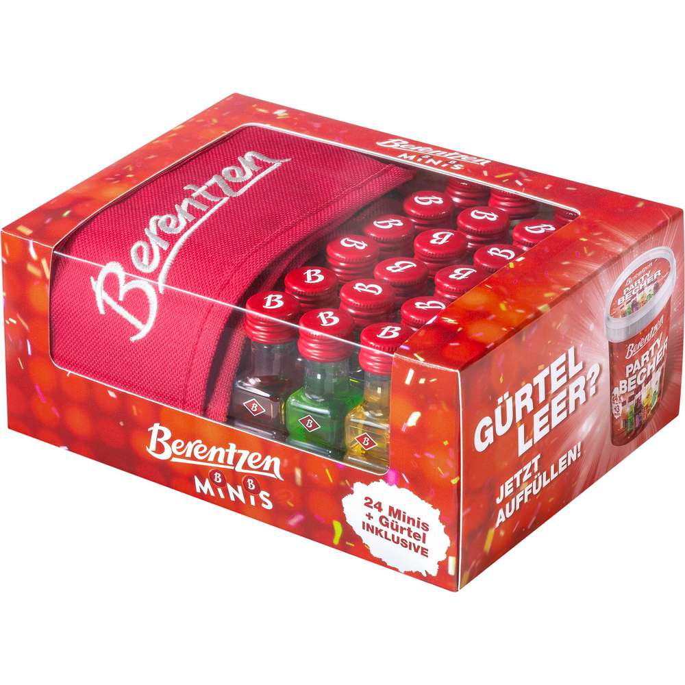 Produktabbildung Berentzen Mini-Liköre mit Gürtel