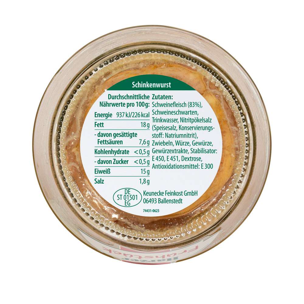 Produktabbildung Harzer Schinkenwurst