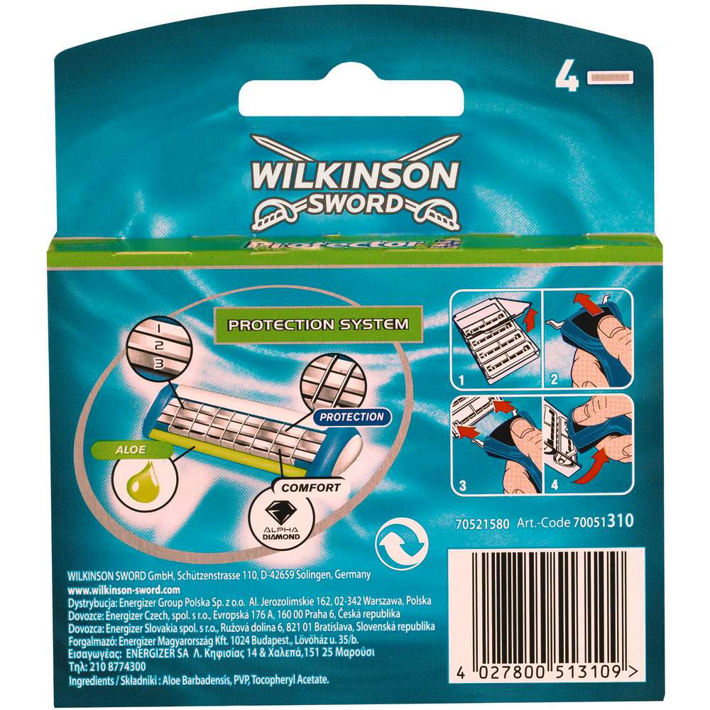 Produktabbildung Wilkinson Rasierklingen Protector 3