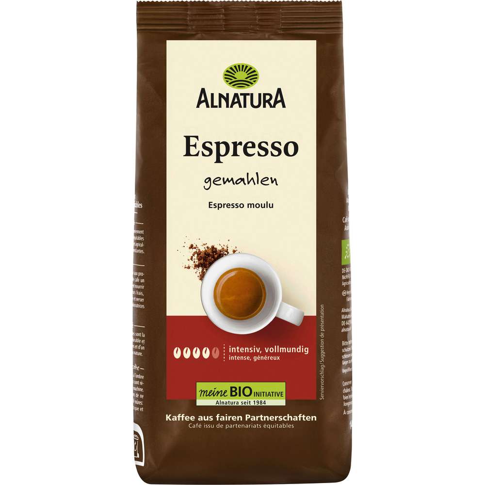 Produktabbildung Alnatura Bio Espresso, gemahlen