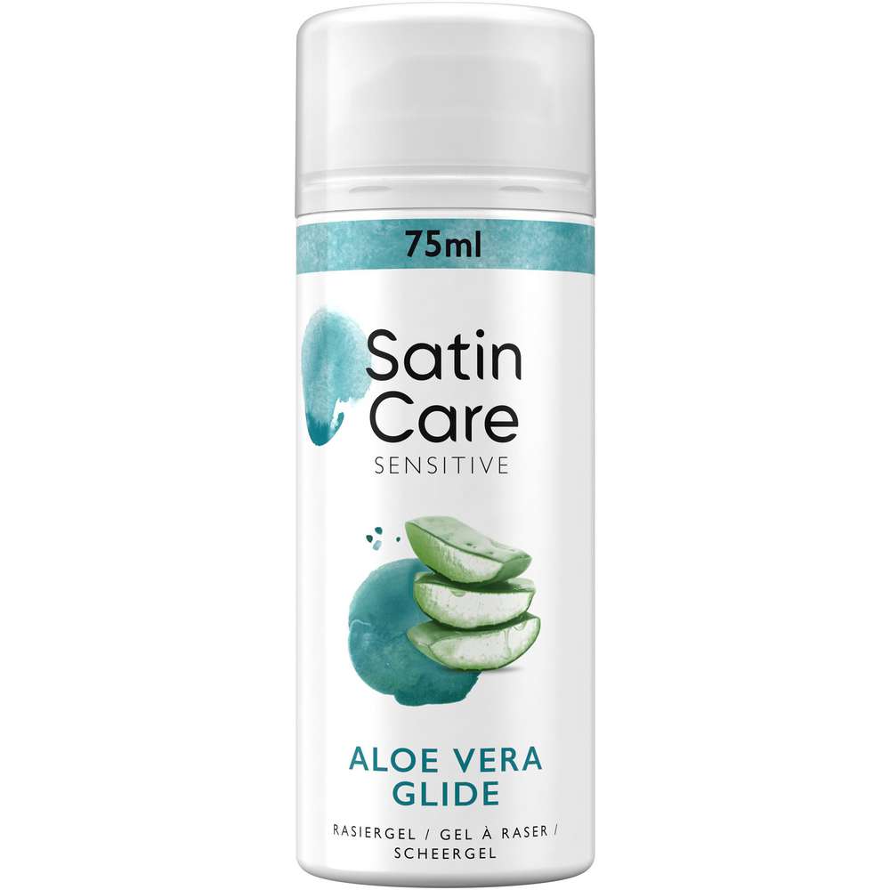 Produktabbildung Gillette Satin Care Rasiergel, Aloe Vera