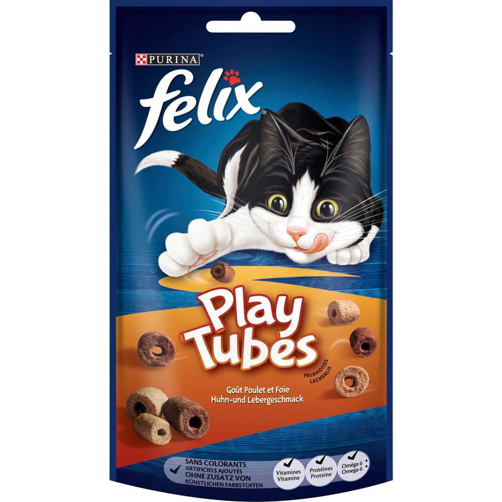 Produktabbildung Felix Katzen-Snack Tubes, Huhn/Leber