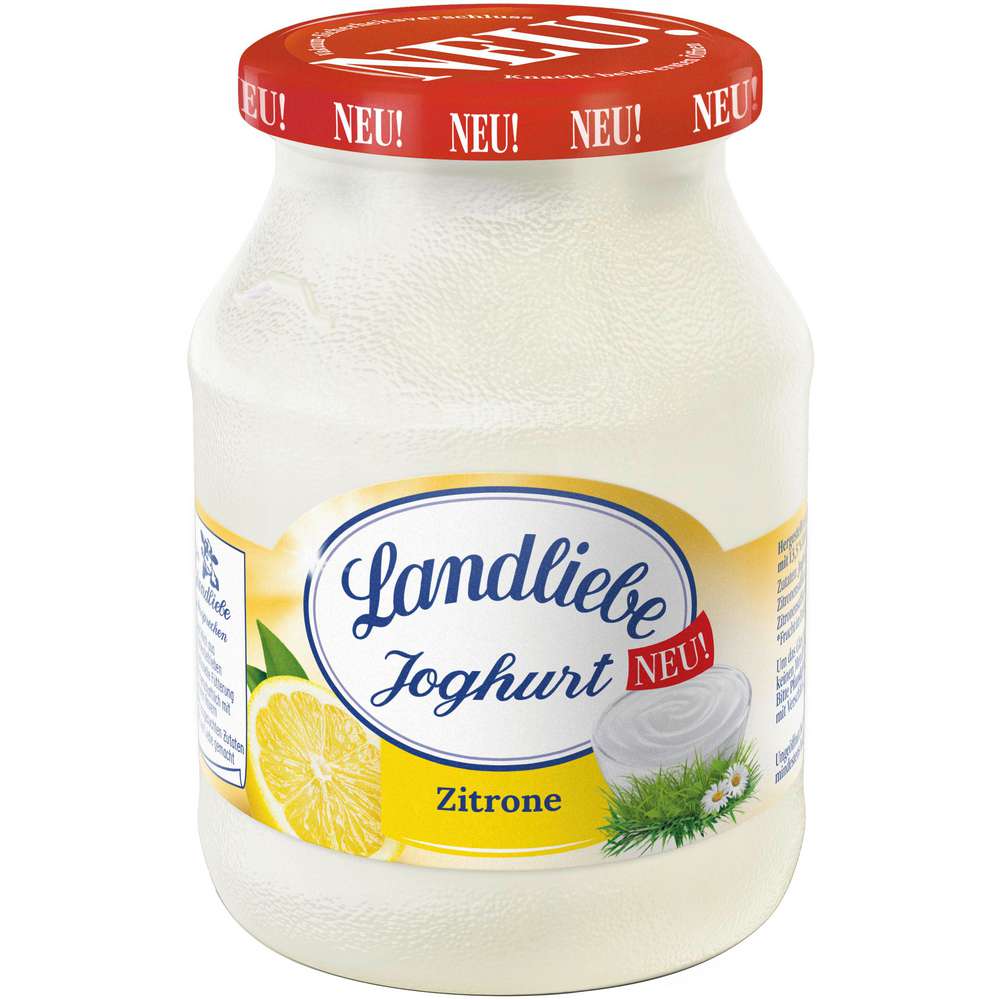 Produktabbildung Landliebe Joghurt 3,8 %, Zitrone