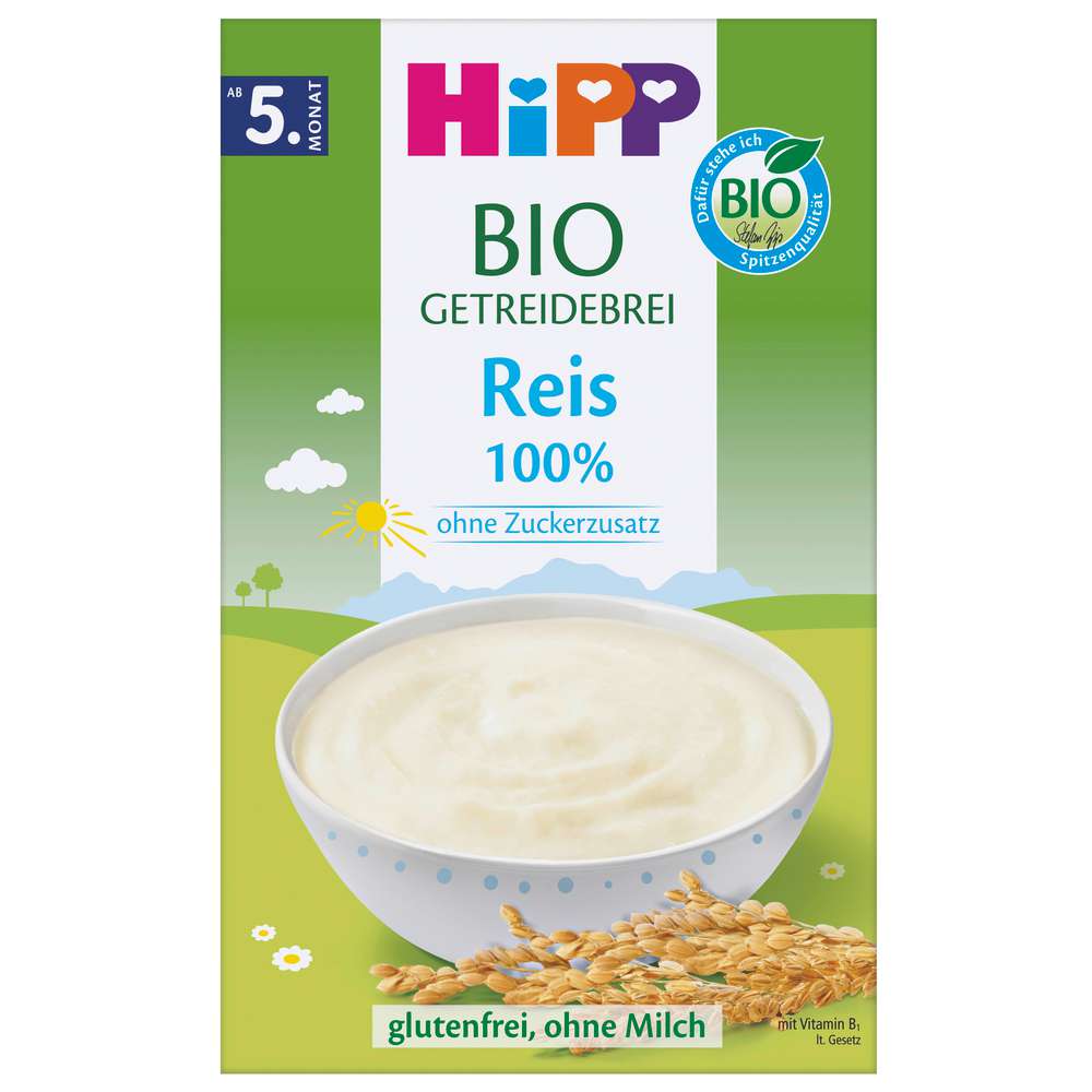 Produktabbildung Hipp Bio Baby Reisbrei