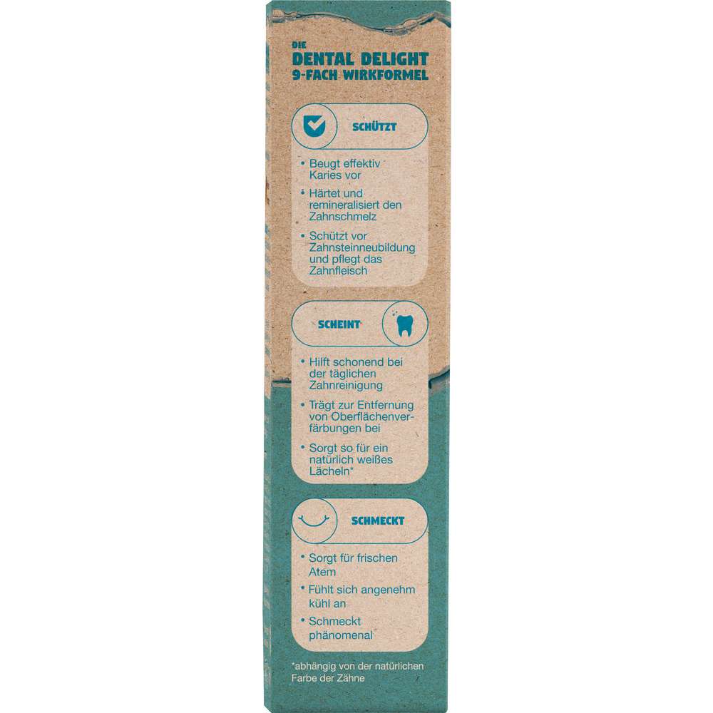 Produktabbildung Dental Delight Zahncreme, Polar Punch, Gletscher-Minze