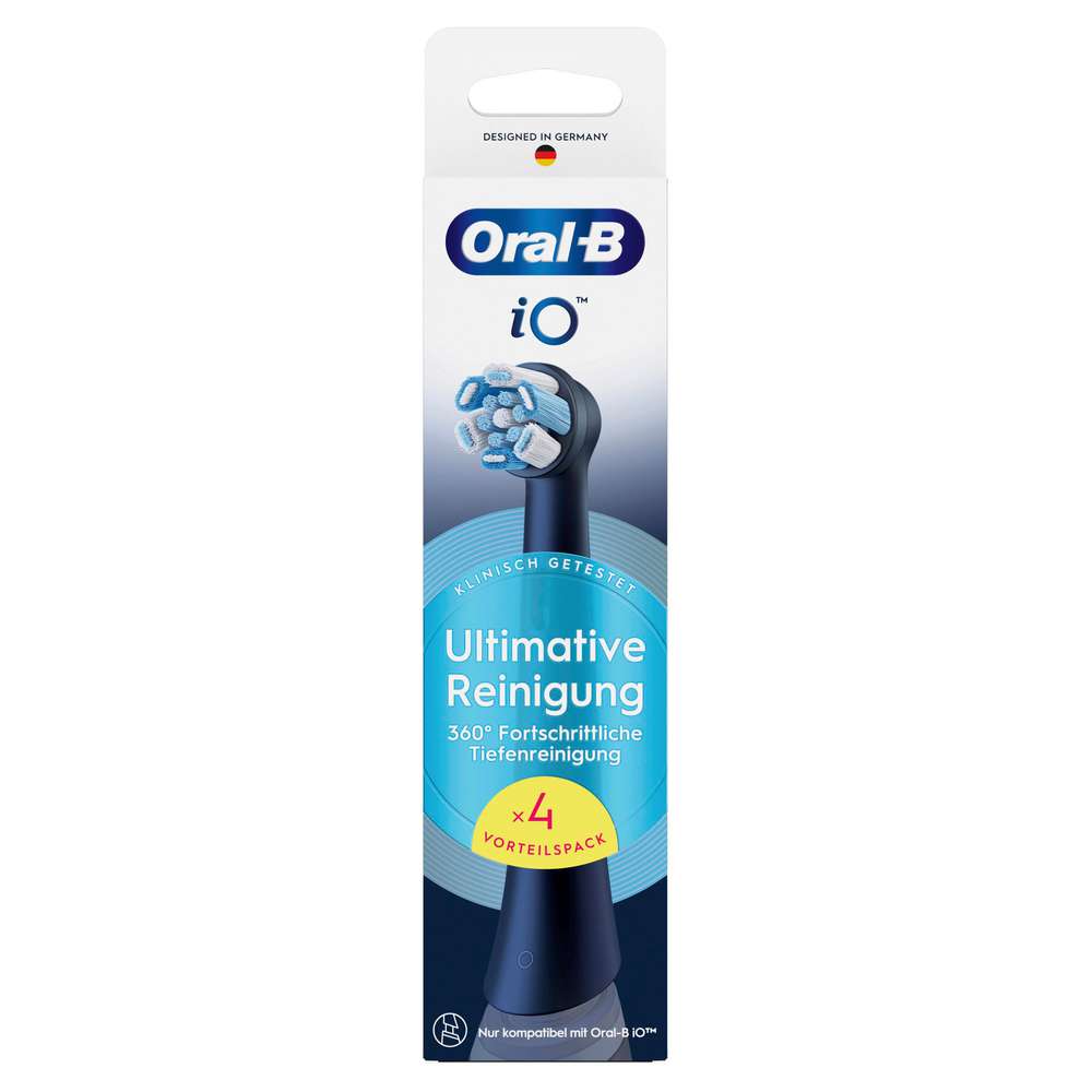 Produktabbildung Oral-B Ersatz Zahnbürstenkopf iO Ultimate, schwarz