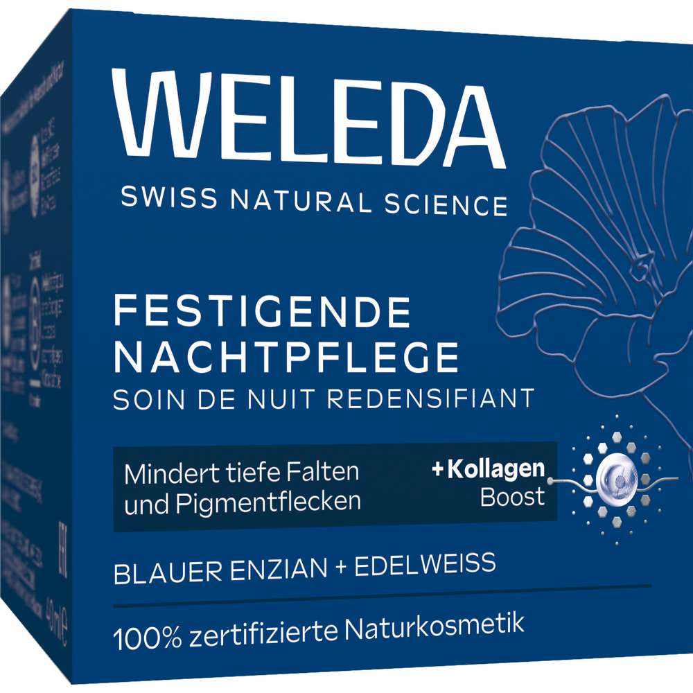 Produktabbildung Weleda Nachtpflege Blauer Enzian & Edelweiss