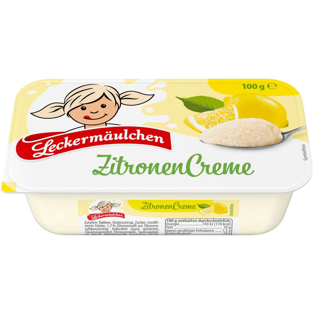 Produktabbildung Leckermäulchen Zitronencreme