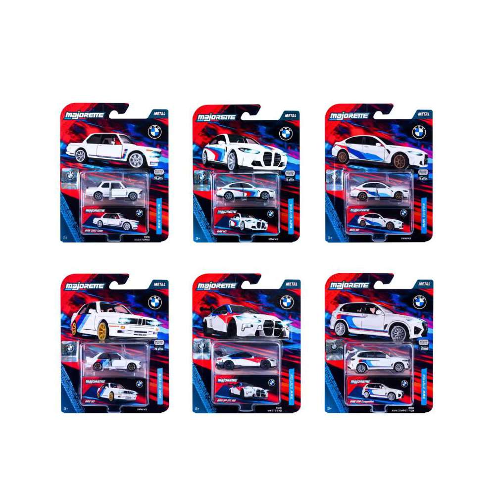 Produktabbildung Majorette Modelautos BMW Deluxe,6-fach sortiert
