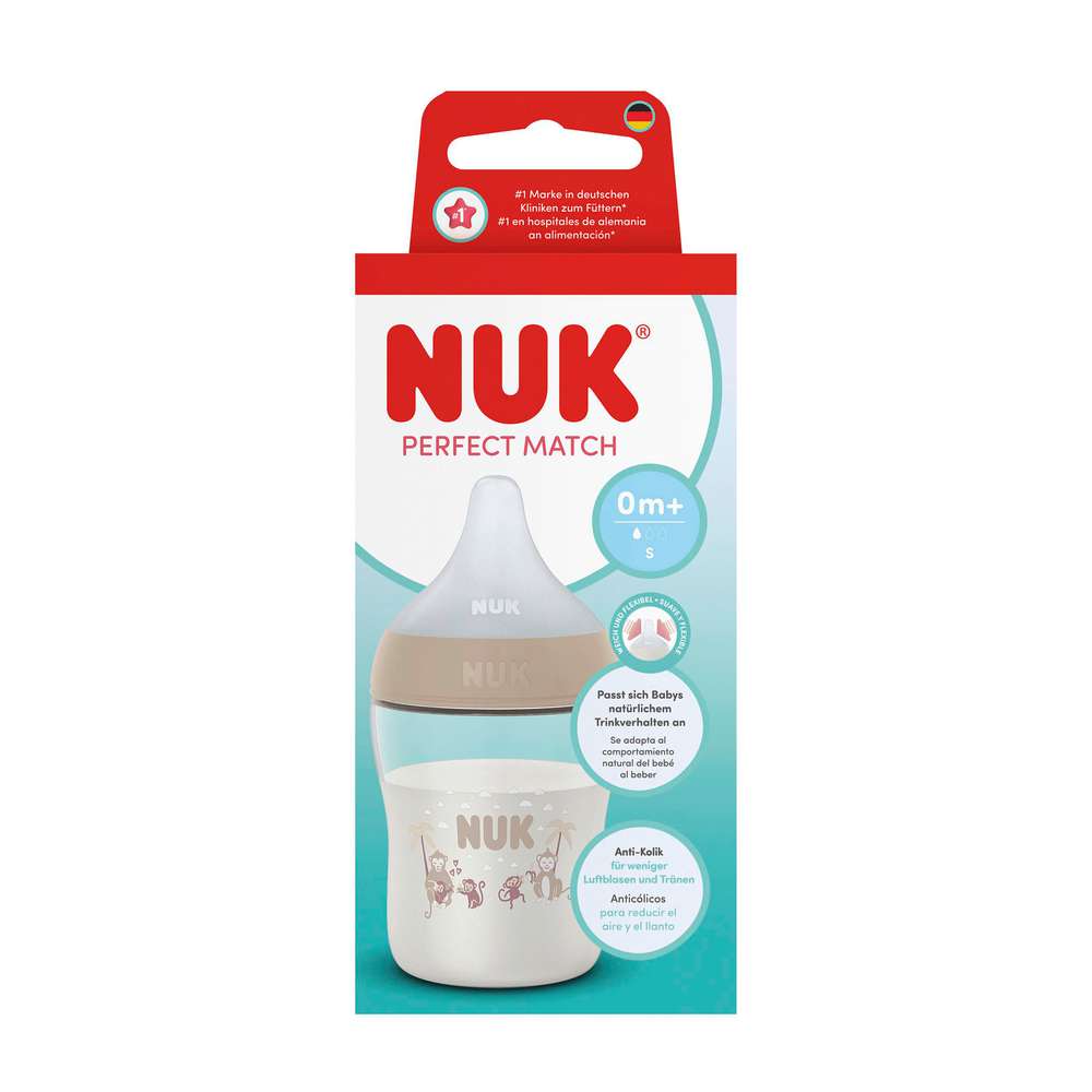 Produktabbildung Nuk Perfect Match Anti Kolik Babyflasche, 0 Monate+