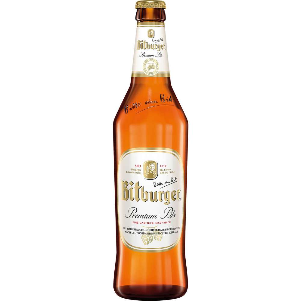 Produktabbildung Bitburger Pilsener Bier, Premium, 4,8 %