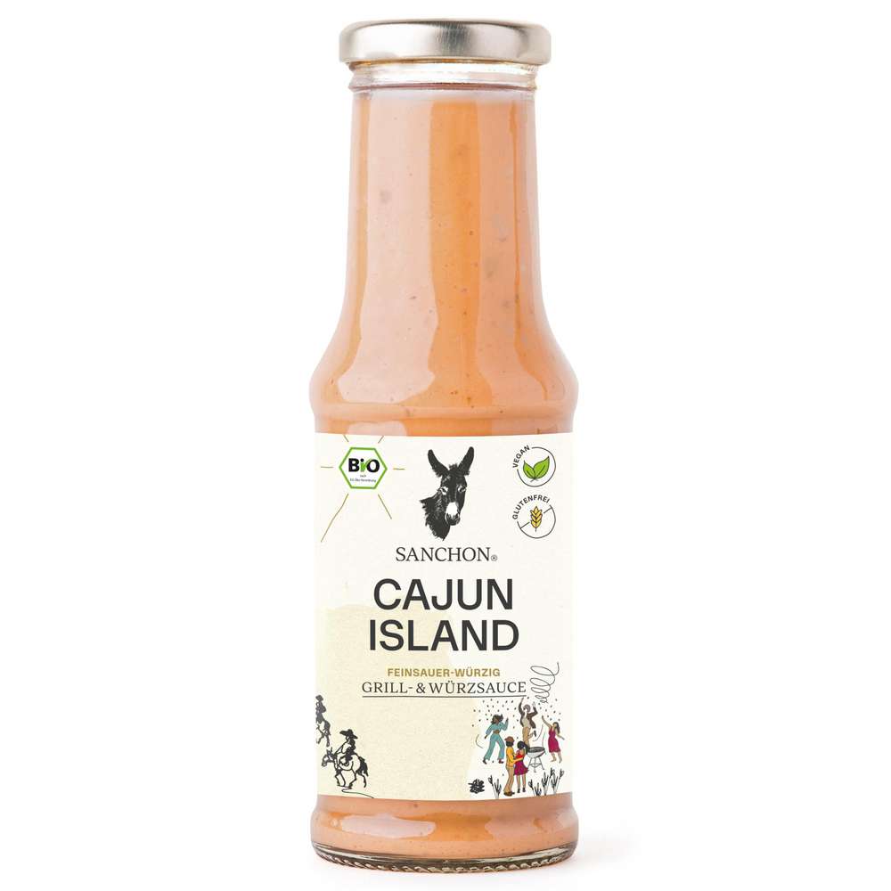 Produktabbildung Sanchon Bio Grill-und Würzsauce Cajun Island, feinsauer-würzig