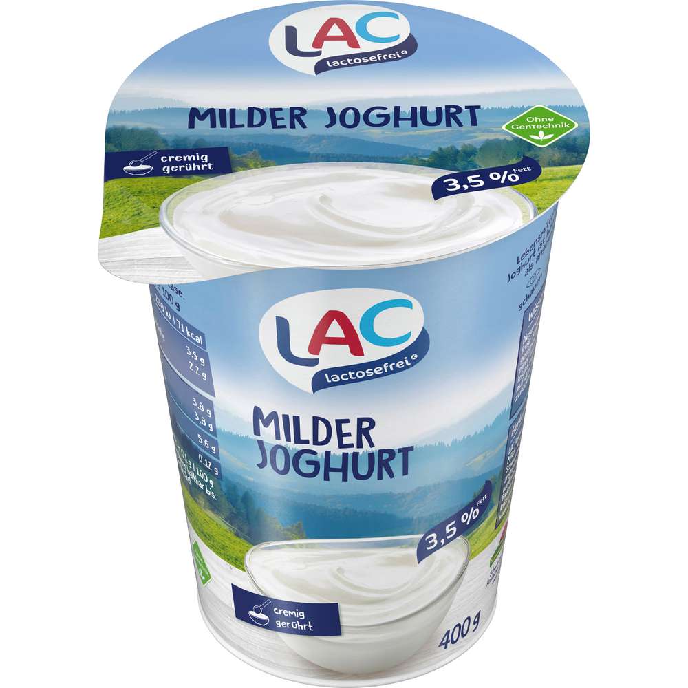 Produktabbildung LAC Joghurt 3,5% mild, laktosefrei