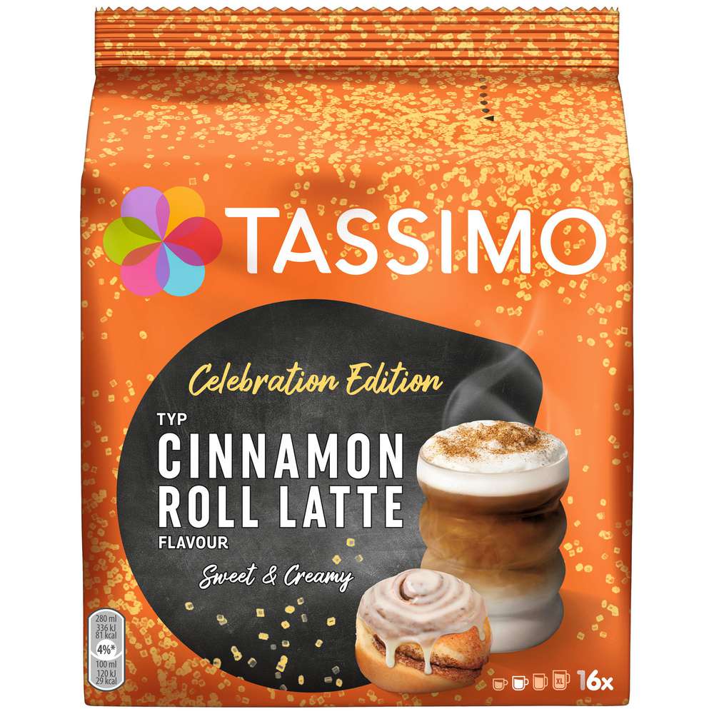 Produktabbildung Tassimo Kaffee Kapseln, Cinnamon Roll Latte
