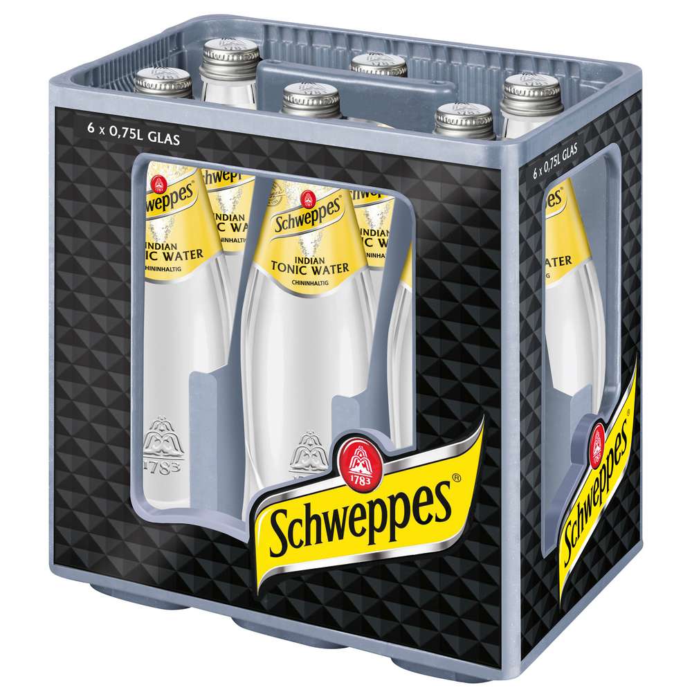 Produktabbildung Schweppes Indian Tonic Water (6x 0,750 Liter)