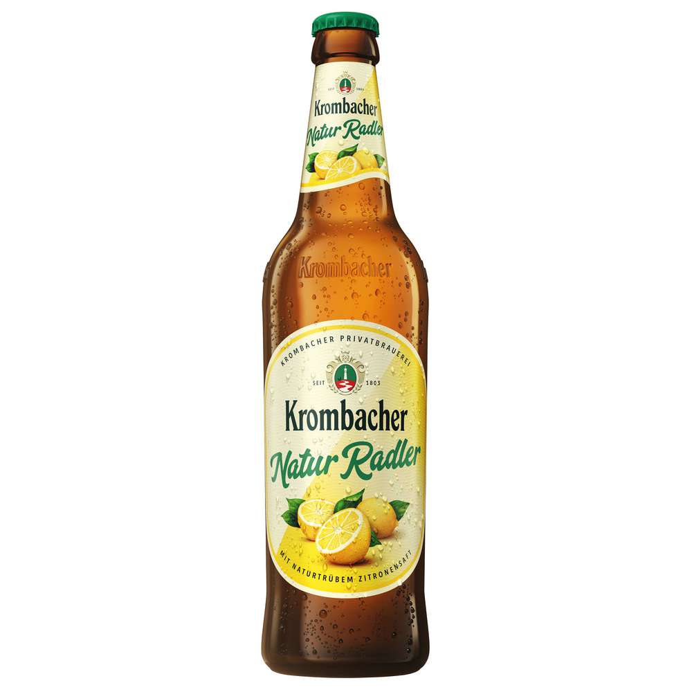 Produktabbildung Krombacher Biermischgetränk, NaturRadler 2 %