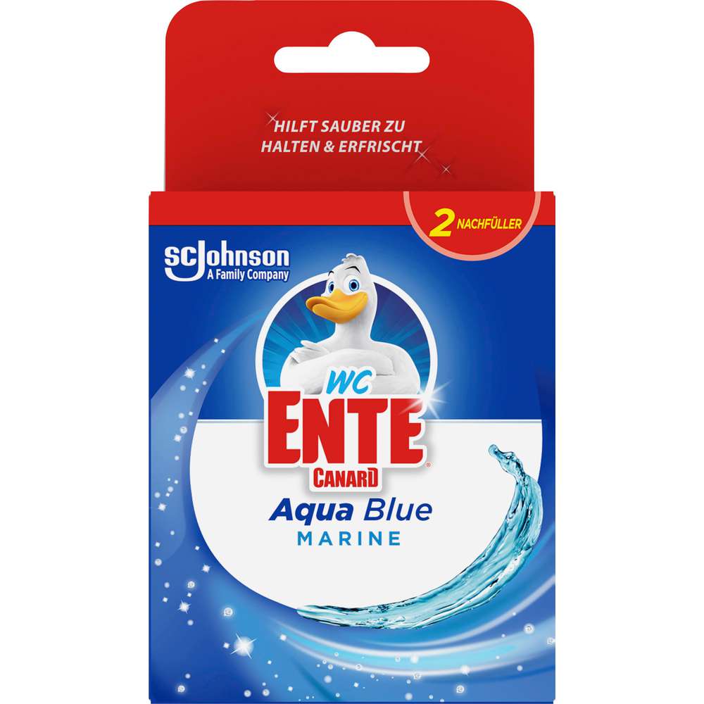 Produktabbildung WC Ente Duftspüler, Aqua Blue, Nachfüller