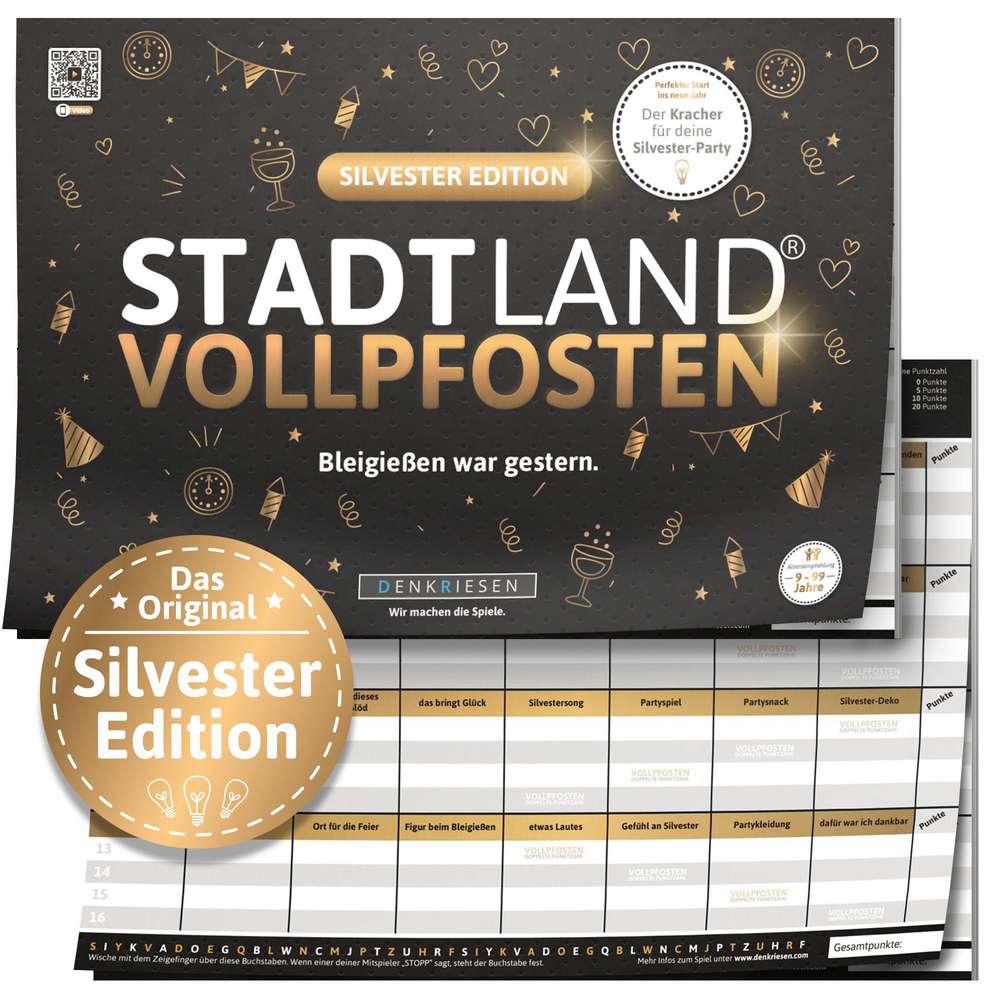 Produktabbildung Vedes Stadt Land Vollpfosten, Silvester Edition