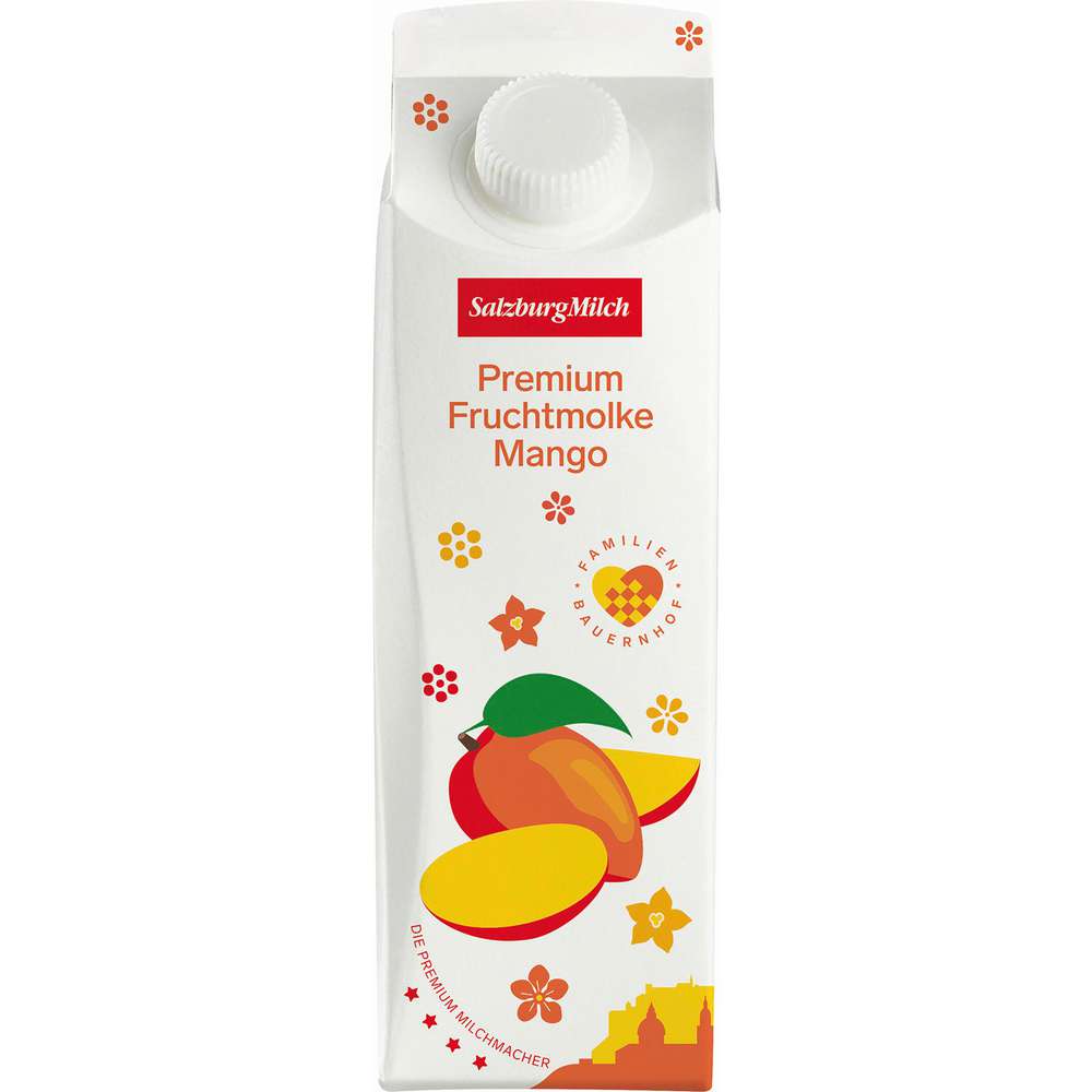 Produktabbildung Salzburgmilch Premium Fruchtmolke, Mango