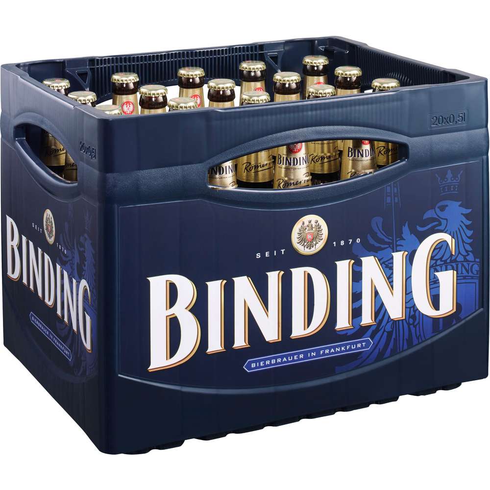 Produktabbildung Binding Pilsner Bier Römer Pils, 4,9 % (20x 0,500 Liter)