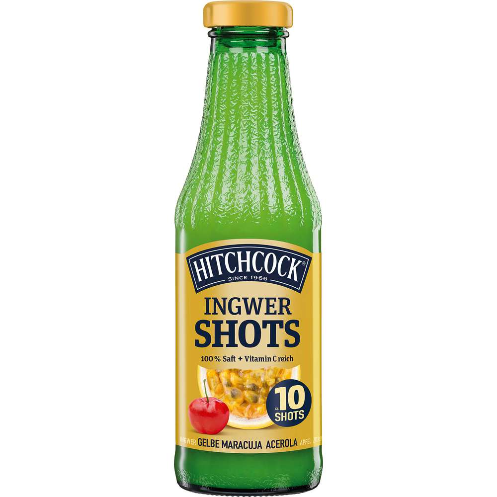 Produktabbildung Hitchcock Ingwer Shot Maracuja