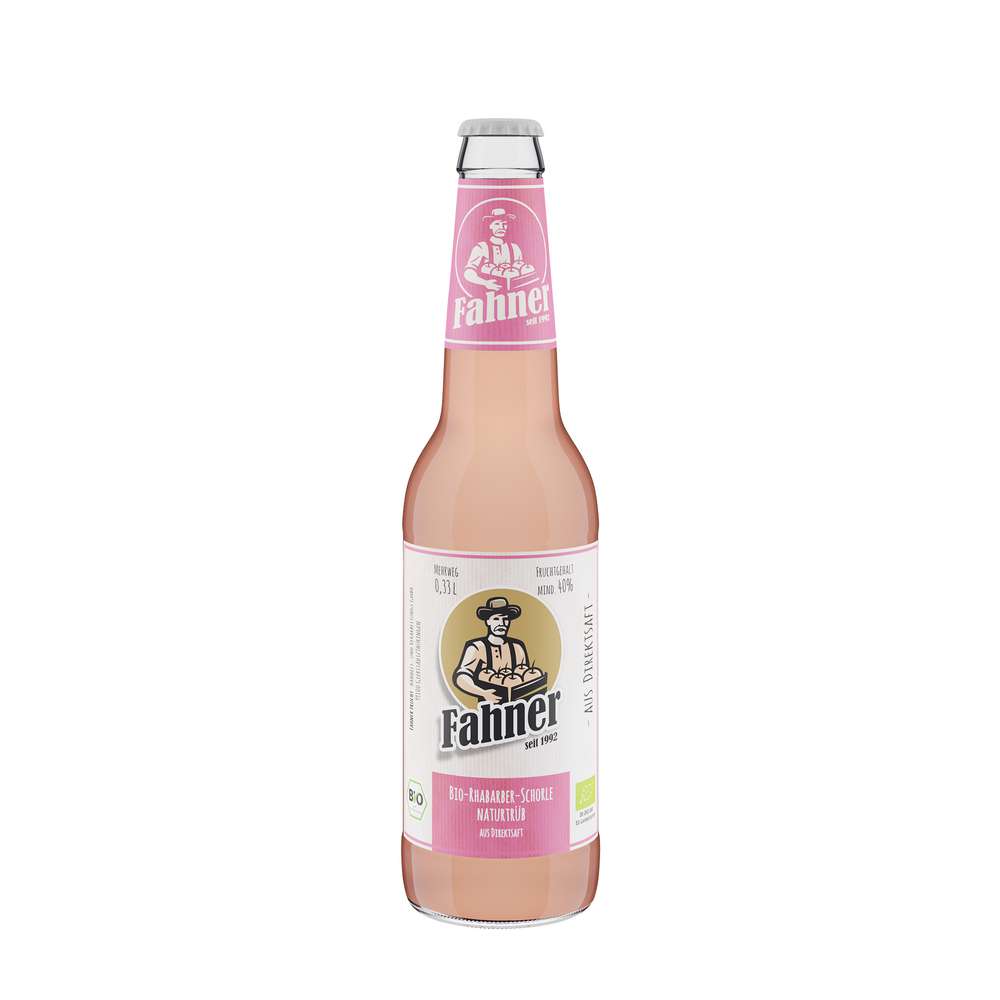 Produktabbildung Fahner Bio Rhabarber-Schorle