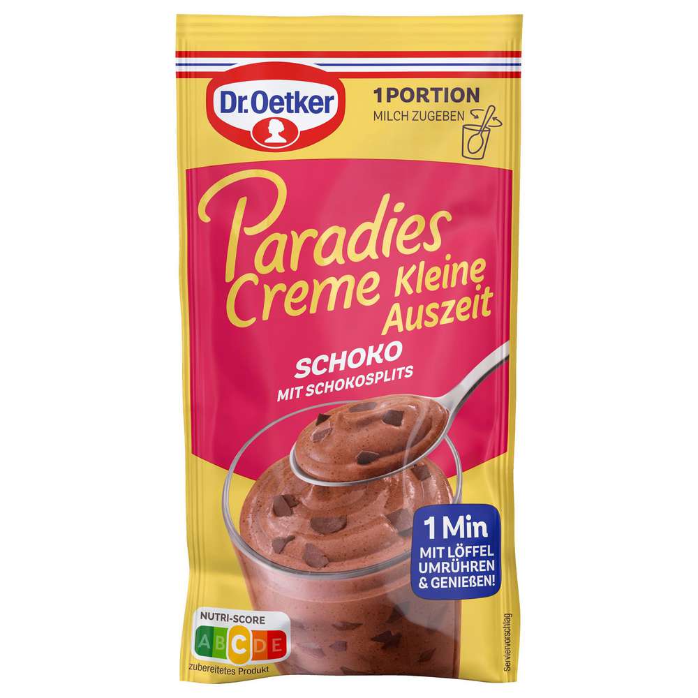 Produktabbildung Dr. Oetker Paradiescreme Kleine Auszeit Schoko