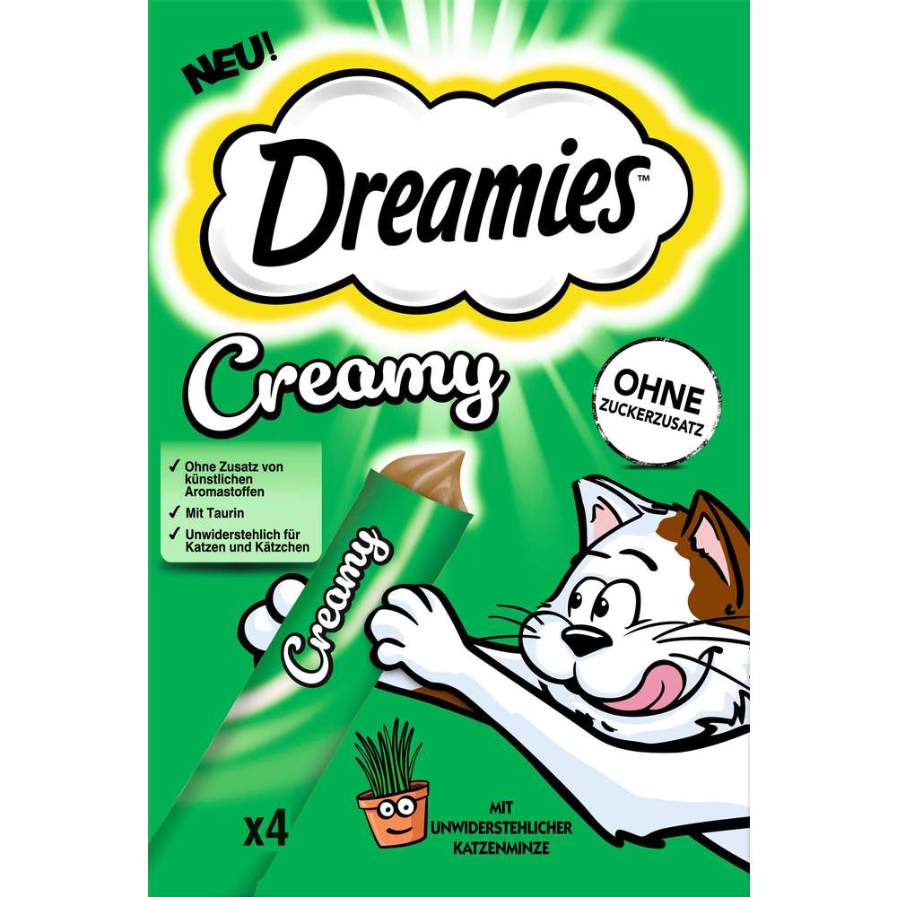 Produktabbildung Dreamies Katzen-Snack Creamy mit Katzenminze