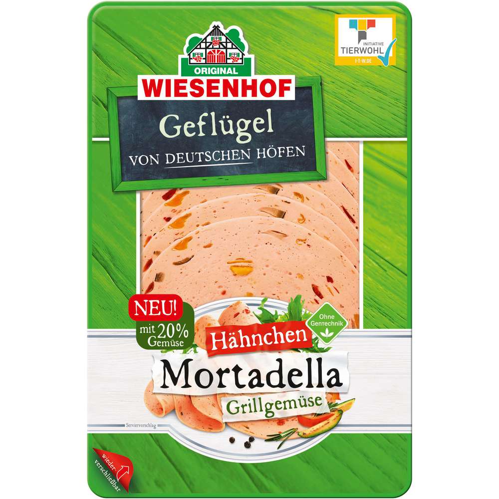 Produktabbildung Wiesenhof Hähnchen Mortadella, Grillgemüse