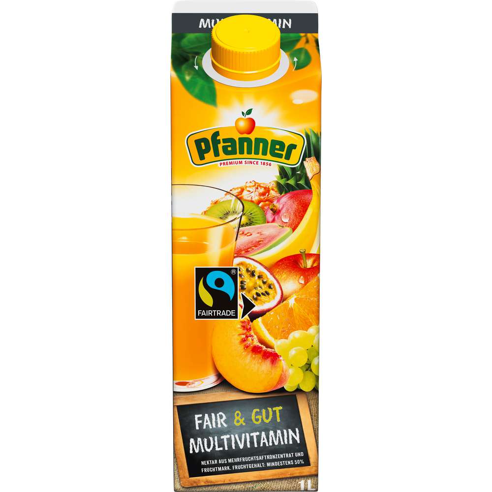 Produktabbildung Pfanner Multivitamin-Saft, Fairtrade