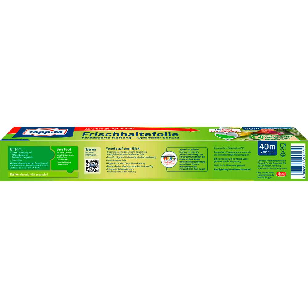 Produktabbildung Toppits Aroma-Frischhaltefolie