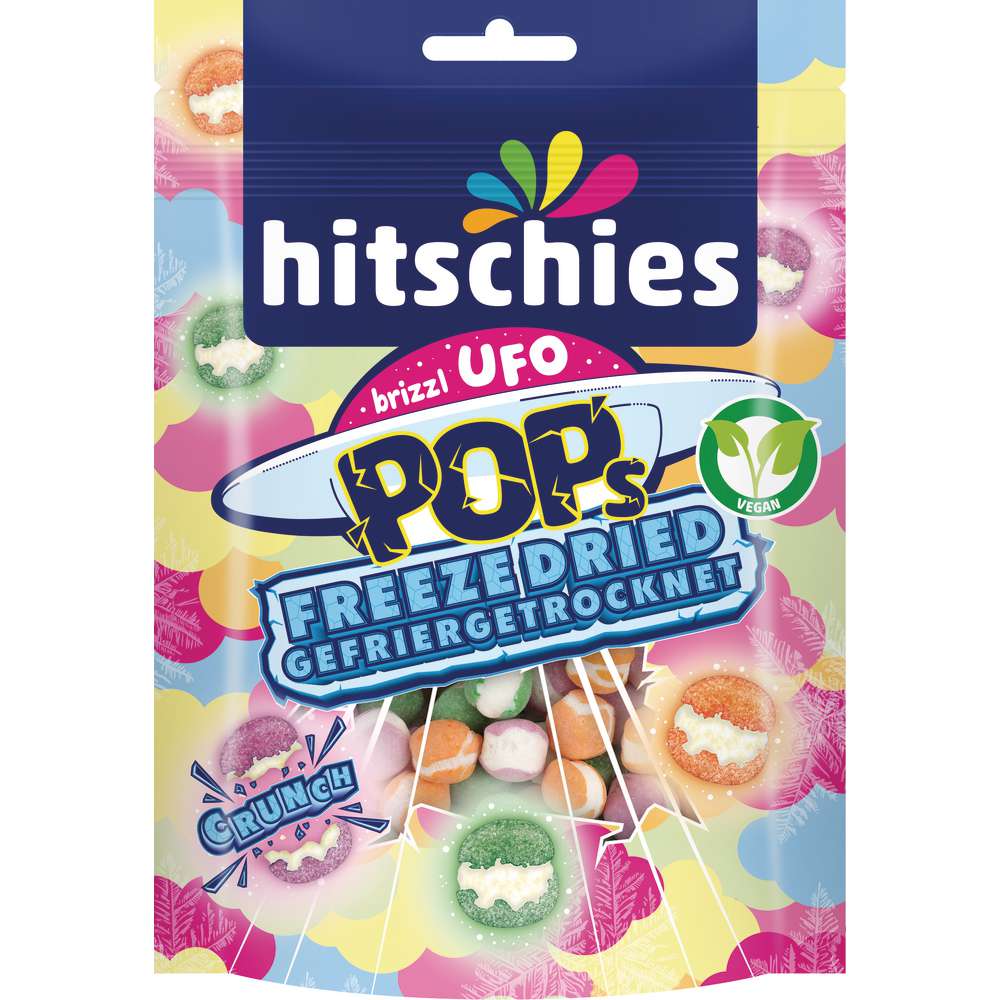 Produktabbildung Hitschler Brizzl Ufo Pops, gefriergetrocknet