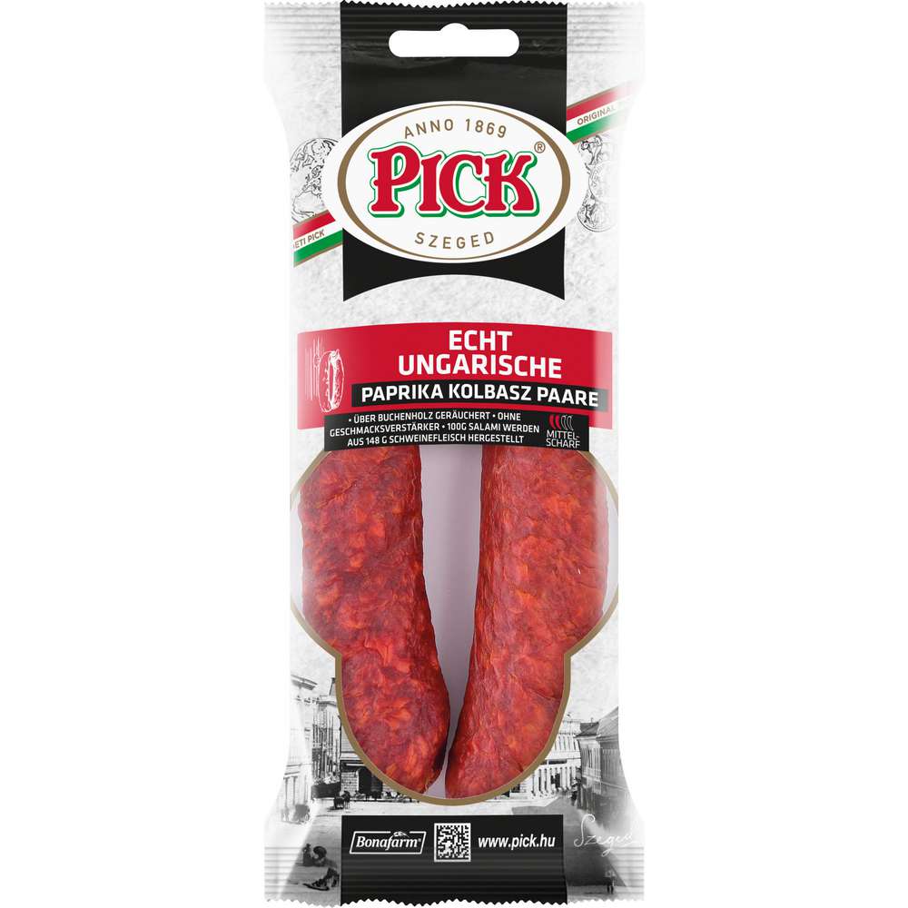 Produktabbildung Pick Echt ungarische Paprika Kolbasz Salami Paare