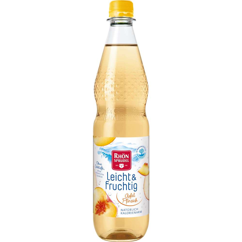 Produktabbildung Rhön Sprudel Apfel-Pfirsich Schorle