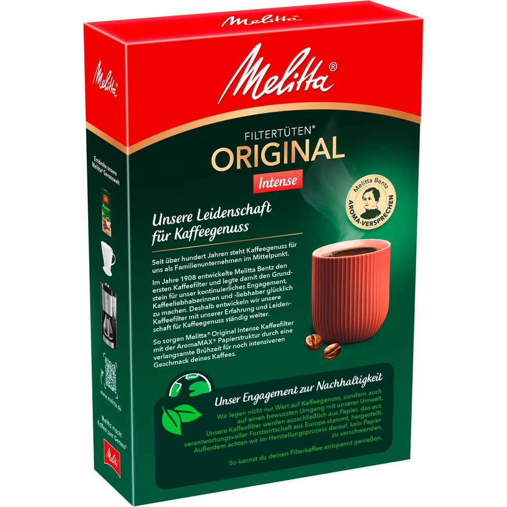 Produktabbildung Melitta Kaffee Filtertüten 1x4 Gourmet Intense