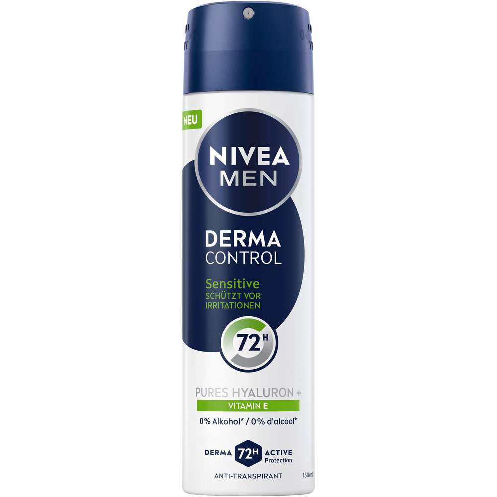 Produktabbildung Nivea Deospray Men Derma Control Sensitive